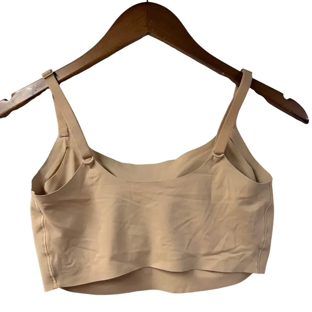 True by True and Co Comfort Bra Bralette Medium Everyday Supportive Chai Nude